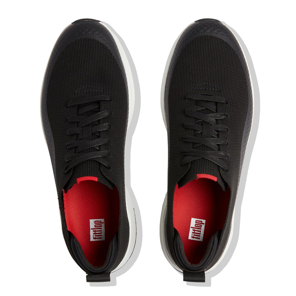 Fitflop Philippines - Fitflop Mens Sneakers Black - Fitflop Uberknit ...