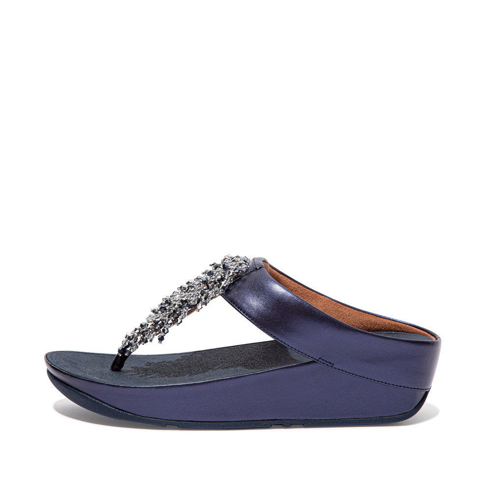 Fitflop Philippines - Fitflop Womens Sandals Navy - Fitflop Rumba ...