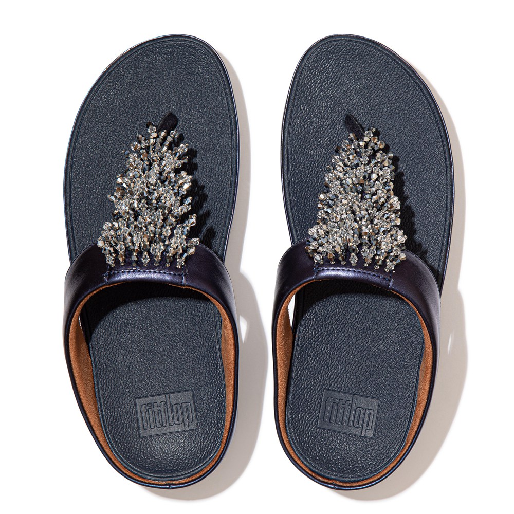 Fitflop Philippines - Fitflop Womens Sandals Navy - Fitflop Rumba ...